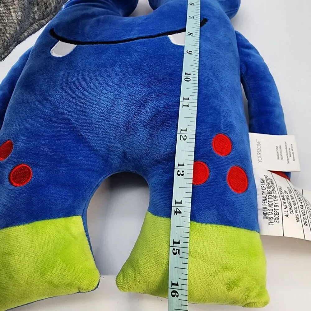 Walmart Monster Pillow Glow in the Dark Plush 16” Your Zone Stuffed Animal Toy
